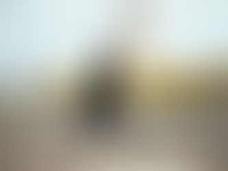 Woman in black coat and boots walks on Parisian bridge, Eiffel Tower in background, overcast sky, autumn trees lining the scene.